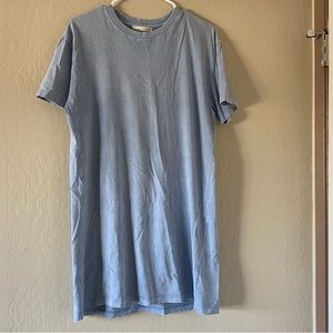 Pull&Bear sky blue t-shirt dress. Size Medium. Perfect condition